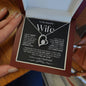 To My Beautiful Wife | Forever Love Necklace-BW1