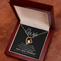 To My Wife Anniversary | Forever Love Necklace BW