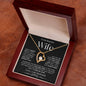 To My Beautiful Wife | Forever Love Necklace-BW1