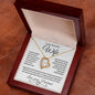 To My Beautiful Wife | Forever Love Necklace-WB