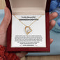 To My Beautiful Granddaughter | Forever Love Necklace
