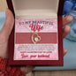 To My Beautiful Wife | You Are My Light - Forever Love Necklace