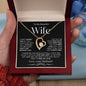 To My Beautiful Wife | Forever Love Necklace-BW1