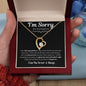 I'm Sorry For Hurting You | Black | Forever Love Necklace