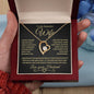 To My Beautiful Wife | Forever Love Necklace- BG