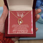 To My Loving Wife | Roses Are Red - Forever Love Necklace