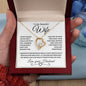 To My Beautiful Wife | Forever Love Necklace-WB