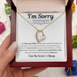 I'm Sorry For Hurting You | Forever Love Necklace