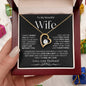 To My Beautiful Wife | Forever Love Necklace-BW1