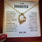 TO MY DAUGHTER | Forever Love Necklace | WB