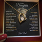 To My Daughter | Never Feel | Forever Love Necklace