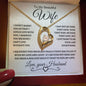 To My Beautiful Wife | Forever Love Necklace-WB