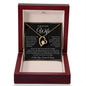 “To My Wife - A Journey of Love Message Card” Forever Love Necklace