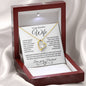 To My Beautiful Wife | Forever Love Necklace-WB