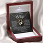 To My Beautiful Wife | Forever Love Necklace-BW1