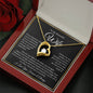 “To My Wife - A Journey of Love Message Card” Forever Love Necklace