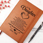 To My Daughter | From Dad | Leather Journal