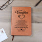 To My Daughter | From Dad | Leather Journal
