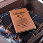 To My Daughter | From Dad | Leather Journal