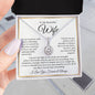 “To My Wife - A Journey of Love Message Card” Eternal Hope Necklace