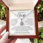 “To My Wife - A Journey of Love Message Card” Eternal Hope Necklace