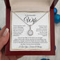 “To My Wife - A Journey of Love Message Card” Eternal Hope Necklace
