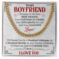 To My Boyfriend | I Promise | Cuban Link Chain