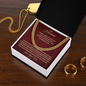 To My Husband : DRG : Cuban Link Chain