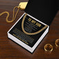 To My Son | I Love You | Cuban Link Chain