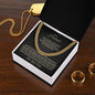 To My Husband | Cuban Link Chain | Father's Day Gift