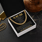 To My Son | I Love You | Cuban Link Chain