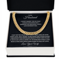 To My Husband : BW : Cuban Link Chain
