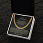 To My Husband | Cuban Link Chain | Father's Day Gift