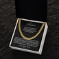 To My Husband : BW#2 : Cuban Link Chain