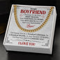 To My Boyfriend | I Promise | Cuban Link Chain
