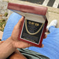 To My Son | I Love You | Cuban Link Chain