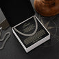To My Husband | Cuban Link Chain | Father's Day Gift