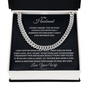 To My Husband : BW : Cuban Link Chain
