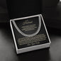 To My Husband | Cuban Link Chain | Father's Day Gift