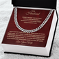 To My Husband : DRG : Cuban Link Chain
