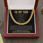 To My Son | I Love You | Cuban Link Chain