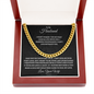 To My Husband : BW#2 : Cuban Link Chain