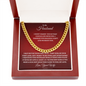 To My Husband : RW : Cuban Link Chain