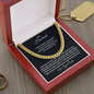 To My Husband : BW : Cuban Link Chain
