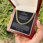 To My Husband : BW#2 : Cuban Link Chain