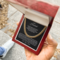 To My Husband : BW#2 : Cuban Link Chain