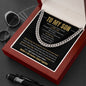 To My Son | I Love You | Cuban Link Chain