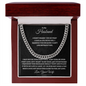 To My Husband : BW#2 : Cuban Link Chain