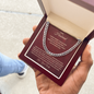 To My Husband : DRG : Cuban Link Chain