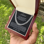 To My Husband : BW#2 : Cuban Link Chain